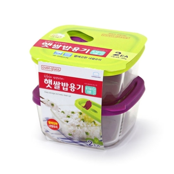 [락앤락]햇쌀밥용기 410ml 2개세트