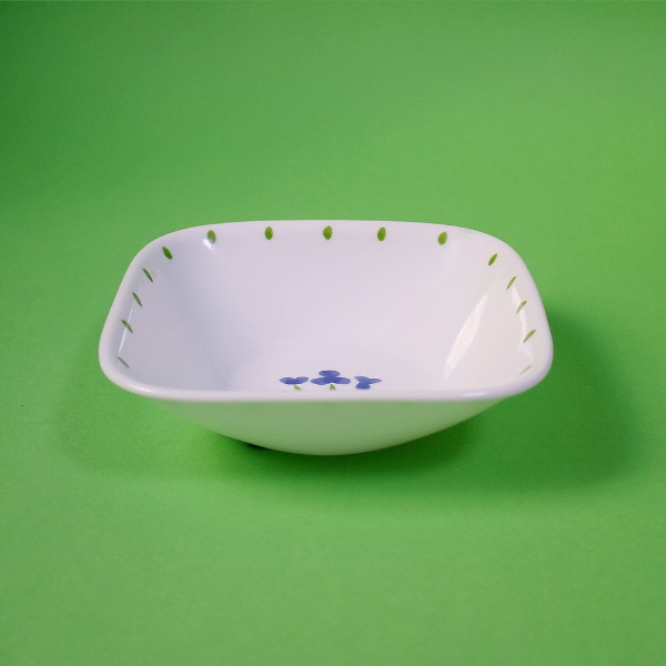 코렐 리틀블루 PE-2310 사각개인접시 1p  접시 식기 그릇 도소매